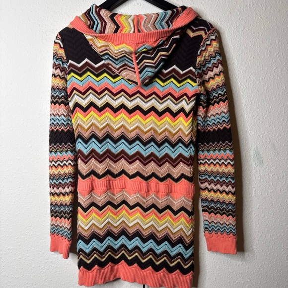 Missoni Multicolor Chevron Cardigan, xl - Picture 4 of 8
